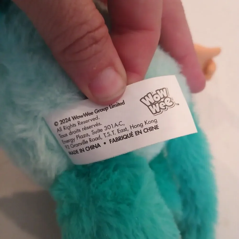 WowWee Fingerlings Plush Monkey Stuffed Animal - Tested - Works!